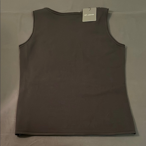 St. John Multi Ribbed Fitted Tank Top, Womens M - Picture 6 of 7